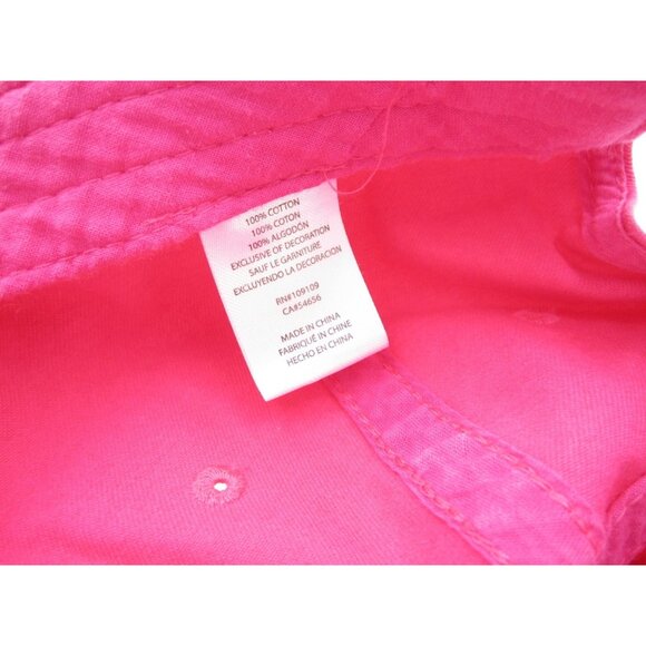 Women Flip Flop Life is Good Pink Embroidered Adjustable Hat (B) - Picture 2 of 7